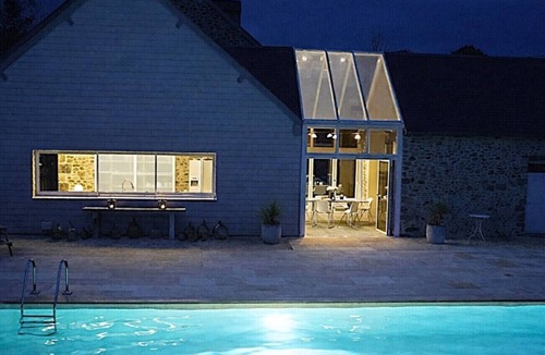 Gouville-sur-Mer House | La Brocanterie: Heated Pool and Beaches 5 Minutes Away
