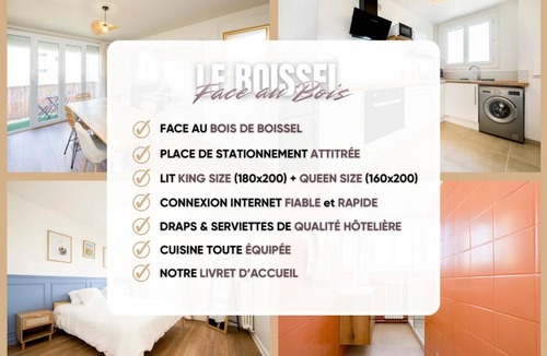 Saint-Brieuc Apartment | Le Boissel - Parc, King Size & Parking Privé