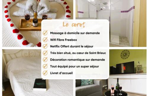Saint-Brieuc Apartment | Le Corot - Charmant appartement proche du centre ville