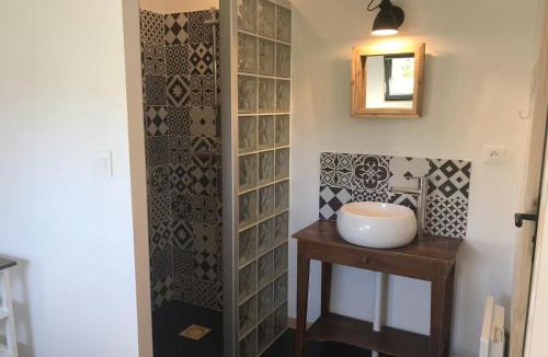 Portbail Ski Chalet | Le Petit Chalet de la Plage - Terrasse & Jardinet