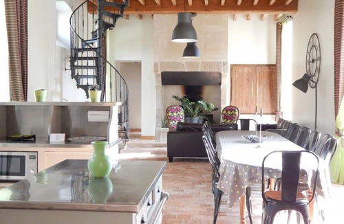 Bricquebosq Cottage | Les Ecuries: Cotentin Cottage with pool, billiards, fireplace, 5 bedrooms