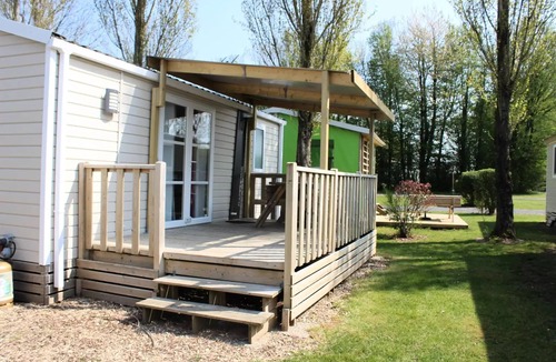 Balleroy House | Lodge 64 Mobile Home - 2 bedrooms - 25 m² + semi-covered patio - Sleeps 4