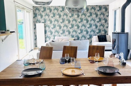 Dinard Villa | Maison confort 8 pers, jardin & bbq - plage prieuré & parc Breton