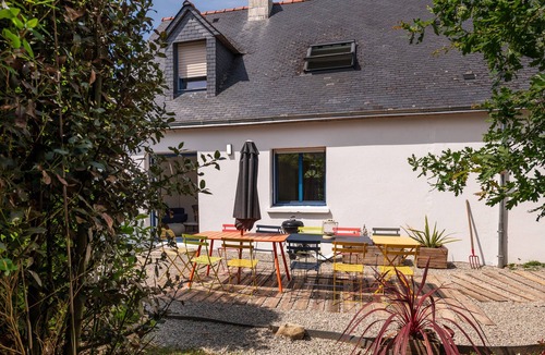 Saint-Armel House | Maison Hoali – Presqu’île de Rhuys: Sea View, Wi-Fi, and Air Conditioning