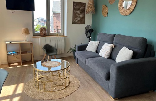 Mers-les-Bains Apartment | Marguerite Plage, Mezzanine Enfants , Parking