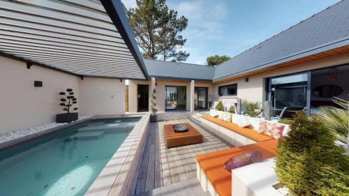 La Baule-Escoublac Villa | Mini Villa d'Exception avec Piscine Jacuzzi Sauna et Home Cinema Privés