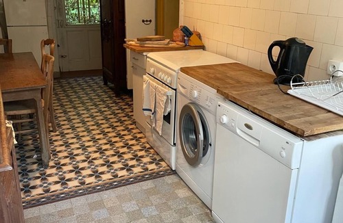 Necy House | Nécy Country house, large enclosed garden with trees.