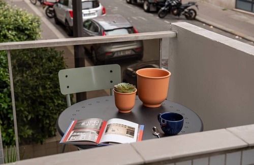 Necker Apartment | NEW - Appt Style le Corbusier avec Balcon - 8 pers