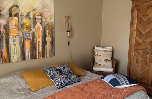 Boisroger Bed & Breakfast | Room Coquillage for two persons electric bed 180 cm