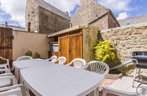 Saint-Pierre-Eglise Cottage | Spacious house, private terrace, near shops