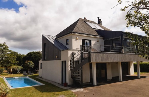Grand-Champ Apartment | Studio flambant neuf Vannes-piscine chauffée-commodités à côté-Golfe du Morbihan