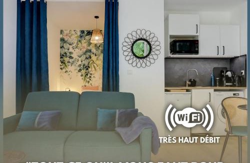 Betton Apartment | Studio rénové terrasse privée 4 pers 10 min Rennes