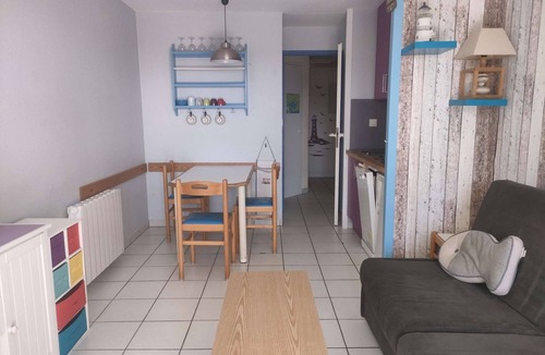 Arzon Apartment | T1 cabine pour 4 avec terrasse piscine l'été