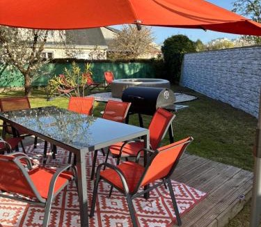 Saint-Jacques - Nazareth House | Terracotta - Maison avec jacuzzi - Jardin - 8 pers