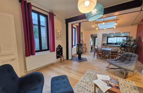 Centre Ville Rive Gauche Villa | Villa Brique et Silex Terrasse Jardin Parking Rouen