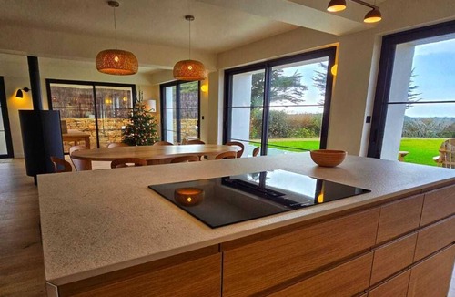 Quiberon House | Villa Côte Sauvage : quiet, swimming pool and sea view