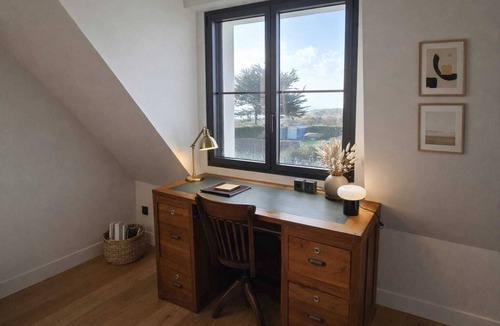 Quiberon House | Villa Côte Sauvage : quiet, swimming pool and sea view