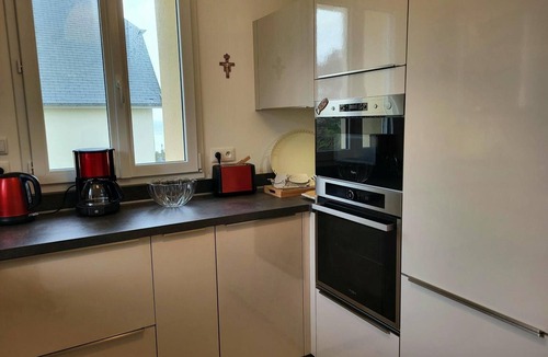 Pirou Villa | Villa "L'hermitage, Seafront" with Sea View, Private Terrace and Wi-Fi