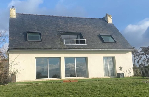Pleumeur-Bodou House | Villa, panoramic sea view, Ile-grande, La Maison du Rayon Vert,