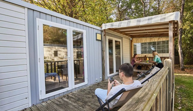 4-Room "Grand Confort" Mobile Home for 6 People + TV, 2 Bathrooms