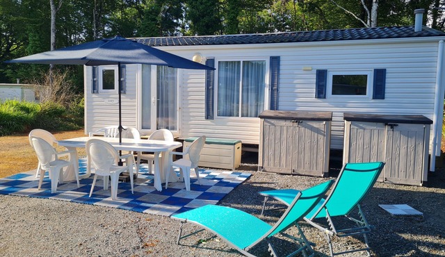 490€/1semaine July, 585€/août Fully equipped 4-person mobile home.
