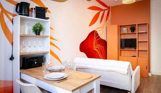 A Colorful Haven in Downtown Caen
