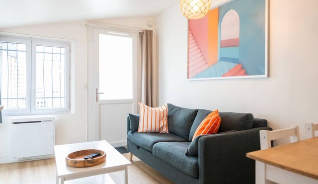 Apartment for 2, 1 bed, 2 min from downtown