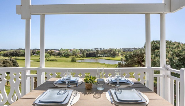Apartment 'La Terrasse Du Golf' with Shared Pool, Private Terrace and Balcony