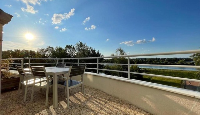 Appartement vue Cher sud Tours parking