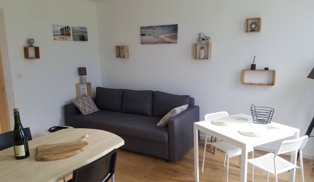 Au raidillon - Bright studio overlooking Honfleur