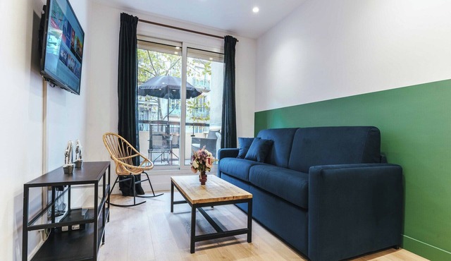 Beautiful Apartment -1BR/4P- Boulogne