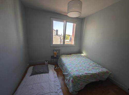 Chambre au centre ville vue sur la Mayenne