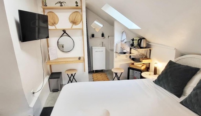 Chambre - Bed & Breakfast - Plage 50m - Résidence