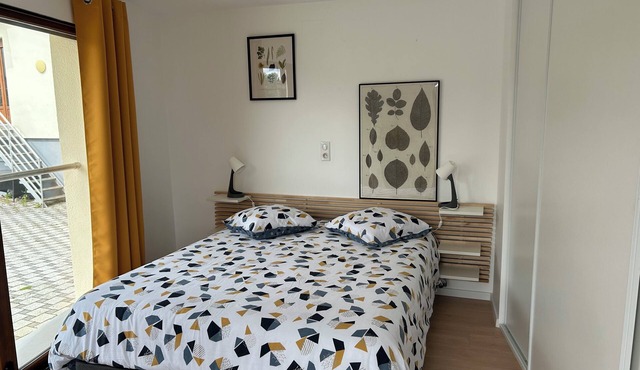 Charming studio with terrace, refurbished between Colmar and Strasbourg