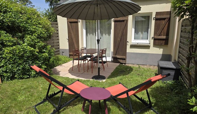 Cottage au coeur du golf: Jardin & Océan