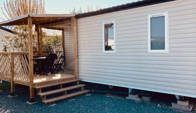 Cozy mobile-home - pets welcome, 4 guests