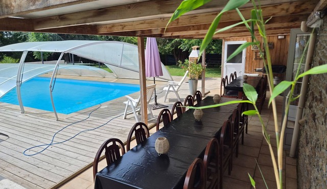 Holiday Home - Le Moulin Bernard - Béganne - Pool