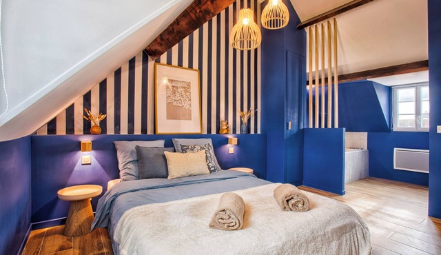 L'Escale Bleue - Cosy & Balneo, Village & Sea