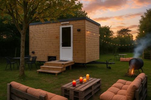 La Tiny Roulotte, hébergement insolite climatisé