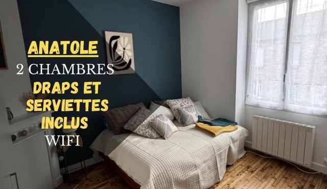 Le Anatole - Appart cosy, métro à proximité