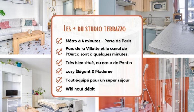 Le Terrazzo - Studio design - 15 minutes from Paris