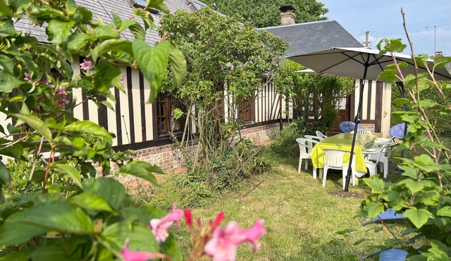 Les Glacières, a Norman farmhouse—a family home 25 minutes from the sea—sleeps 9