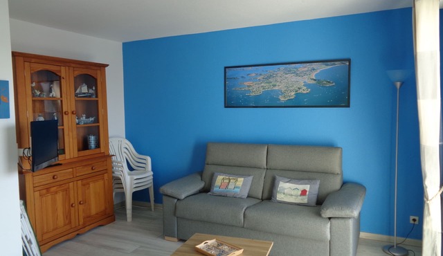 Loc Appart Arzon 2 Rooms 39m2 sunny. View of Port Du Crouesty - with bikes