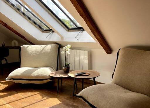 Loft à Pont-Aven, Vue panoramique sur l'Aven
