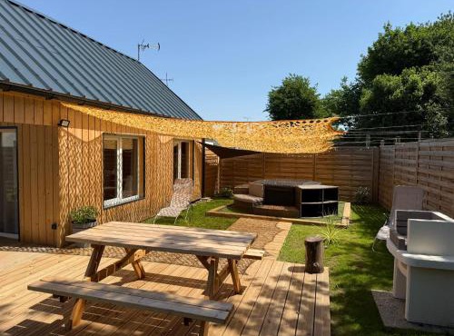 Maison en bois 2 avec SPA et climatisation