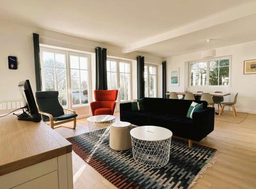 Maison rénovée avec jardin, proche plage Kerleven, 8 pers, Golf Cornouaille à 1.8 km - FR-1-481-153