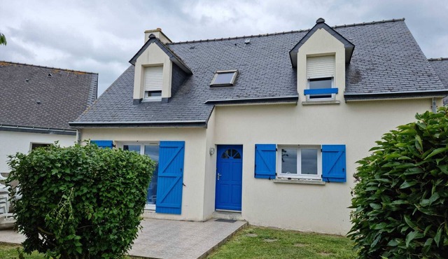 Morbihan - Seaside house in Gâvres - Sea view - Beach 100 m away - 4 bedrooms -