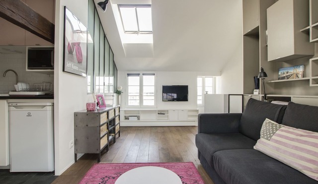 Nice studio Paris, Marais - Beaubourg - Rambuteau
