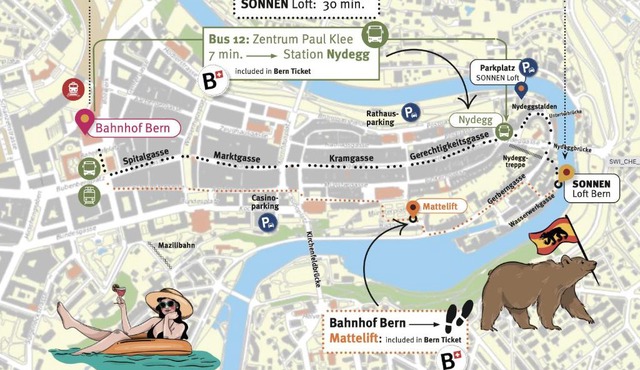 SONNEN Loft Bern - Bed & Breakfast in Bern