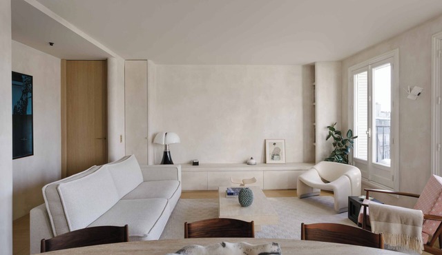 Spacious apartment overlooking the Eiffel Tower